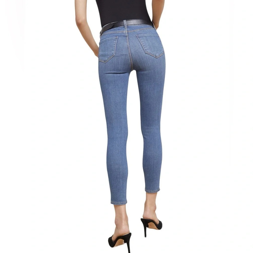 L’AGENCE Margot Jean Skinny High Rise Light Vintage Size 26 - Picture 14 of 15